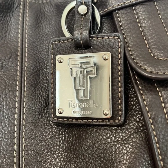 Tignanello brown leather bag - Picture 2 of 6